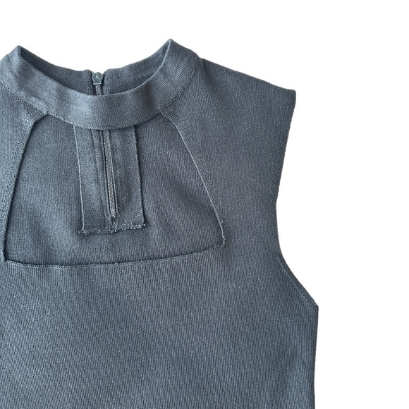 SUZY SHIER BLACK SLEEVELESS SQUARE NECKLINE  TOP | SIZE S NWOT - Picture 10 of 16